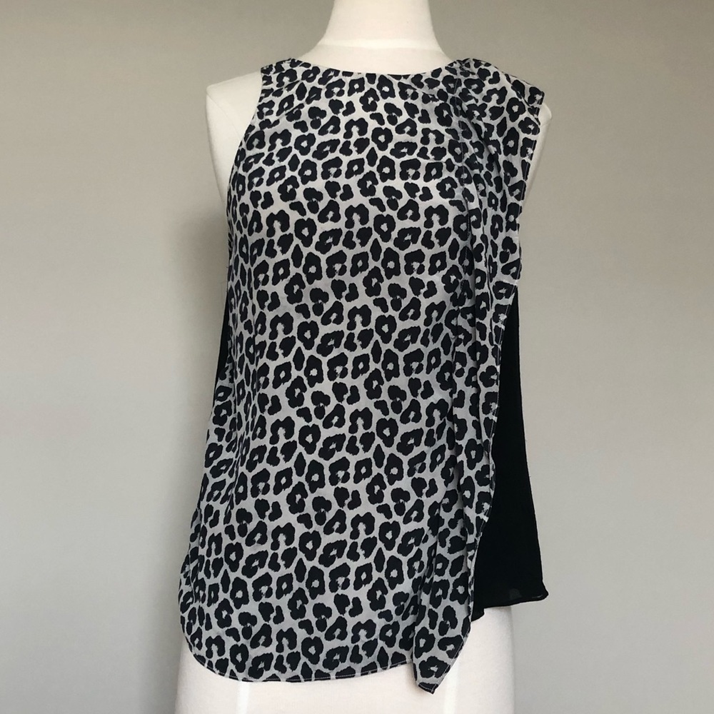 3.1 Phillip Lim Animal Print Silk Tank Top, 2 - Picture 2 of 14